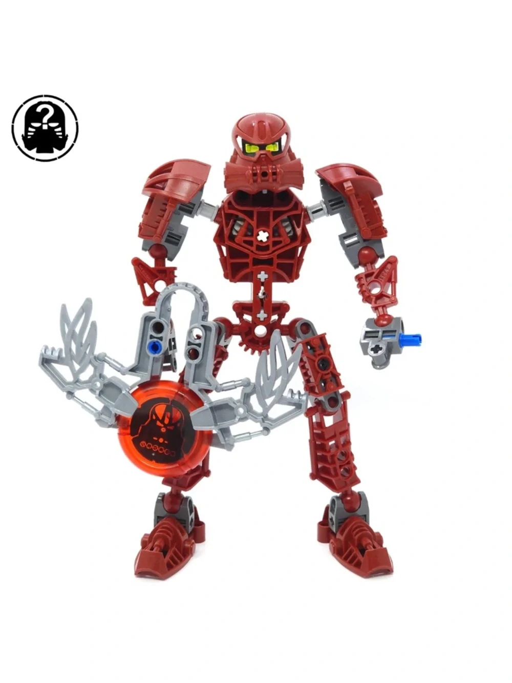 Lego Bionicle TOA VAKAMA 8601 Matron red robot . Pre-owned .